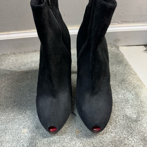 Christian Louboutin black suede ankle boots - Picture 3 of 11